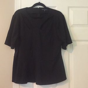 Eloquii Cut Out Peplum Top